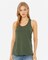 BELLA + CANVAS Women’s Jersey Racerback Crewneck Tank Top 6008 – Lightweight Sleeveless Tee for Casual Wear
